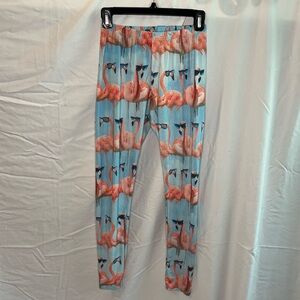 Flamingos with Sunglasses Leggings